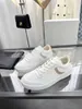 2023 Designer casual shoe brand high-quality retro women's leather lace fashion sports girls small white shoes size 35-41