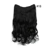 Synthetic Blonde Clip on in Hair Extensions Curly Hairpieces Heat Resistant Natural Fake Hair For Women