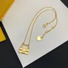 Letter F Bag Pendant Nacklace For Women Brand Designer Jewelry Necklaces New In Jewelry Y2k Aesthetic 44cm Chain Accessories Gift Dropshipping