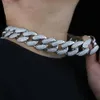 Necklaces Promotion Hip Hop ice Rock Punk Men Jewelry Micro Pave 5A Cubic Zirconia Big Heavy 30mm Cuban Link Chain Necklace