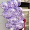 Dekoration 30 st silver konfetti ballong grattis på födelsedagen bröllopsdekor globos vita luft bollar baby shower leveranser