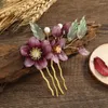 Hair Clips Muylinda Glasses Flower Comb For Women Vintage Hairs Jewerly Accessories Girlfriend Birthday Gifts 3 Colors Available