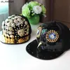 Casquettes de baseball Doitbest Europe Metal Punk Kids Casquettes de baseball rivets Enfants Hip hop Cap snapback caps Garçons Filles Casquette à visière Chapeau parent-enfant J230520