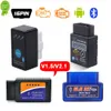 Coche Elm327 Bluetooth Obd2 V1.5 Elm 327 v 1,5 Obd 2 herramienta de diagnóstico de coche escáner Mini Elm-327 adaptador Obdii herramienta de diagnóstico automático