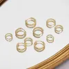 Hoop oorbellen Huggie Simple Gold Color Circle Bead Earring For Women Vintage Koreaanse Twisted Statement Huggies Small Fashion Jewelryhoop