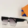 Wysokiej jakości mężczyźni Cyklon okulary przeciwsłoneczne Z1547 Vintage Square Frame Rhomboid Diamentowe szklanki awangardowe unikalne okulary