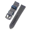 Uhrenarmbänder Vintage Crazy Horse Echtlederband 20mm 22mm 24mm Kalbslederriemen Uhrenarmbänder Braun Schwarz Grün Blau Armband Gürtel