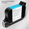 12,7 mm u schijfvariabele QR Bar Batch Code Datum Number Logo Vervallabel Portable Hand Jet Handheld Inkjet -printer met inkt