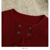 Kurtki damskie hikigawa elegancka moda dla kobiet w stylu vintage nieregularny podwójny płaszcz swetra streetwear krótka długość dzianiny ropa cargidan ropa
