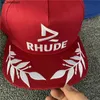 Ball Caps Вышивка Rhude Baseball Cap Men Men Women Sun Hat Sunscreen Наружный регулируемый QY13 J230520