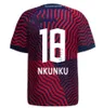 2023 2024 RBL Soccer Jerseys Leipzige Wenner Poulsen Forsberg Camisetas de Futbol 23 24 Bundesliga Sabitzer Nkunku Olmo Silva Gvardiol Home Away 3rd Men Kids Uniform