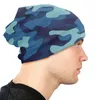 Bérets bleu camouflage Bonnet chapeau tricot chapeaux rue Skullies bonnets Multicam militaire hommes femmes adulte été chaud tête enveloppement casquette