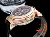 Grandmaster Chime skomplikowane 5175R automatyczny szwajcarski kwarc męski zegarek 175. rocznica Rose złoto czarny biały sstarry niebo odwrotne skórę skórzana