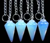 Crystal Wholesale (10 pieces/lot) opal opalte Pendulum semiprecious jewelry pendant bead