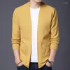 Sweaters masculinos Autumn Korean Version of V-decote em V Men Men grosso Casual Cardigan Jacket 13