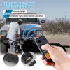 Car 2pcs Car Hand Held Wireless Winches Remote Controls Recovery Kit 2.4g 164ft with Manual Transmitter for 12v 24v Car Jeeps Suv