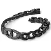 Braccialetto Betty 12mm Bracciale per uomo Lucido Round Curb Cuban Link Bracciale in acciaio inossidabile 316L Gioielli da uomo Spedizione gratuita