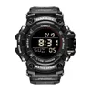 Armbandsur Smael Digital Display Sports Men's Watch 50 meter vattenmotstånd Stoppur timer automatisk datumuppdatering lysande urtavla