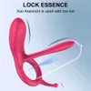 Adult Toys Long Tongue Cock Sleeve Ring Vibrator for Men Penis Massager 10 Frequency Clitoral Anal Stimulation Erotic Sex Toys for Couples 230519