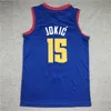 15 Jokic Basketball Jerseys DEN Nugget Jamal Murray Michael Porter jr. Aaron Gordon Caldwell Pope Christian Braun Zeke Nnaji Watson City Jersey Edition Men Custom