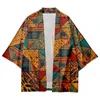 Etnische kleding samurai kostuum zomer geprinte jas shirt Japanse mannen vrouwen kimono vest haori yukata