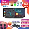 For Benz CLS W218 2011-2018 12.3 Inch HD Touch Screen Android 12 Car Carplay Monitors Stereo Speacker Radio Multimedia Player BT-2