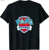 T-shirts pour hommes Funny PAPA Patrol Shirt - T-shirt de cadeau d'anniversaire de papa de maman de chien. Nouveaux t-shirts décontractés 100% coton à manches courtes et col rond Taille S-3XL