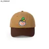 Ball Caps 2023 New Men Women Casual Cartoon Duck Embroidery Human Made Hat Brown Red Green Colorblock Human Made Baseball Caps Adjustable J230520