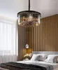 Kroonluchters luxe rook K9 kristal kroonluchter verlichting ronde lamp moderne woonkamer eetkamer huisdecoratie loft verlichtingsarmaturen