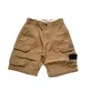 Men's brand summmer short High quality Classic embroidered badge England style stone shorts