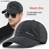 Casquettes de baseball Snapbacks Chapeaux de baseball d'été pour hommes Casquette de sport à séchage rapide ForOutdoor Mode Réglable Mince Gorras Hombre Casual Faire La Tête Respirant J230520