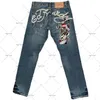 Мужские джинсы Американская уличная хип -хоп аниме Highwaiast негабаритные джинсы мужчины y2k Retro Casual Trend Strastleg Pants Loose Wideleg Pants 230519