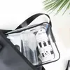 化粧品バッグケース防水化粧品バッグ透明な男性女性旅行メイクアップケースオーガナイザートイレトリーストレージキット