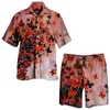 Heren Trainingspakken Butterflys Patroon Graffiti Afdrukken Hawaii Stijl Strand Vakantie Shorts Set Hip Hop Casual Shirts Mannen Vrouwen Pak 230520