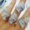 Bands GODKI Luxury Sydney Opera Design Bold Statement Rings with Zirconia Stones 2020 Women Engagement Party Jewelry High Quality