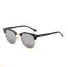 OOO Klassische runde Sonnenbrille Markendesigner UV400 Brillen Metall Goldrahmen Sonnenbrille Männer Frauen Spiegel Sonnenbrille Polaroid Glaslinse efaffsfsaf