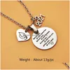 Pendant Necklaces 2021 Creative Necklace Graduation Season Souvenir Jewelry Gift Graduate Students Positive Energy Drop Delivery Pend Dhjxu