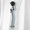 Chemises décontractées pour hommes coton à manches longues mâle luxe Rose imprimé quatre saisons hommes d'affaires robe chemise Slim Fit fête homme