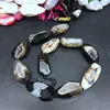 Pärlor 15,5 "/Strand Colorful Geode Agates Facetter Nugget Loose Beads Natural Stone Onxy Druzy Drusy Nugget Pendant Boho smycken Makan