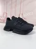 2023 nouveau top Luxurys Designer Hommes Causal Chaussures Mode Femme En Cuir À Lacets Plate-Forme Semelle Baskets Blanc Noir Hommes Femmes