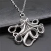 Pendant Necklaces 1 Piece 59x57mm Octopus Charms Necklace For Women Drop Supplier Pendants Female Gift