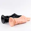 Vibratori 21 * 5 cm Pugno di pene grande Plug anale Enorme Dildo Butt Silicone Punto G Masturbarsi Giocattoli del sesso Per le donne Aspirazione Grande ano Farcito 1120