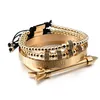 Bangle Luxury 4st/set rostfritt stål Arrow Armband Hip Hop Men smycken romerska nummer charm coola smycken för män pulseira bileklik