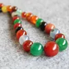 Chains 6-14mm Multicolor Natural Onyx Beads Round DIY Necklace Women Girls Carnelian 18inch Fashion Jewelry Making Design Wholesale