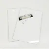 Sublimation A4 Clipboard Recycled Document Storage Holders White Blank Profile Clip Letter File Paper Sheet Office Supplies