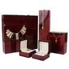 Display New Arrivals Classic Wooden Wedding Earring Ring Box Small Trinket Jewellery Gift Storage Display Cases