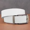 Belts High Quality Pin Buckle White Belt Men's Designer Genuine Leather Fashion Boy 2.8cm Wide Casual Cinto Masculino Ceinture HommeBelt