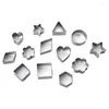 Baking Moulds 27/30Pcs Box Stainless Steel Mold For Heart Star Flower Shape Cake Chocolate Pastry Molds Bakeware Kitchen Cookie Cutters