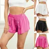 Shorts pour femmes à la mode été jeune Style lâche Type tissu doux large bande extensible taille sport