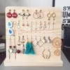 Dozen Hout 108 Gaten Oorbel Sieraden Hanger Stand Organizer Houder Sieraden Rek Opslag Display Stand Winkel Woondecoratie